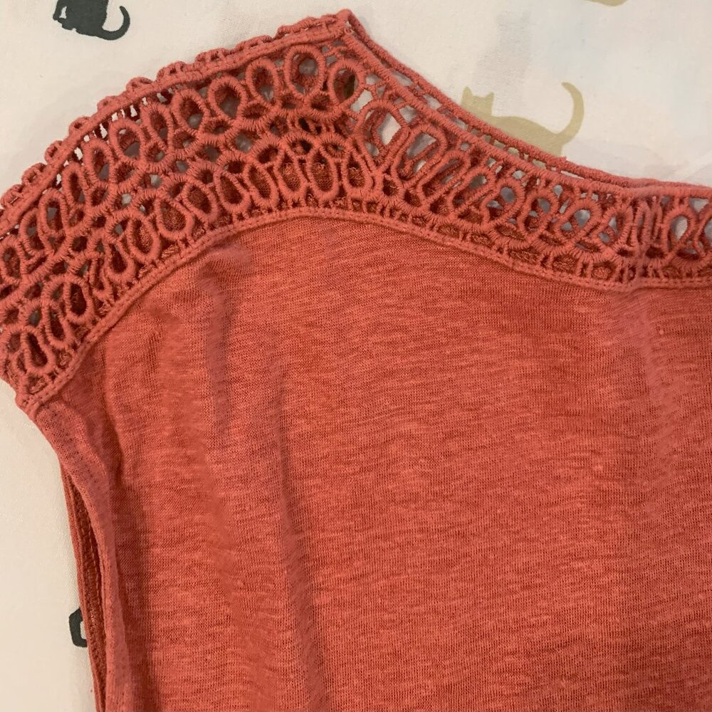 Loft 100% Linen Sleeveless Top